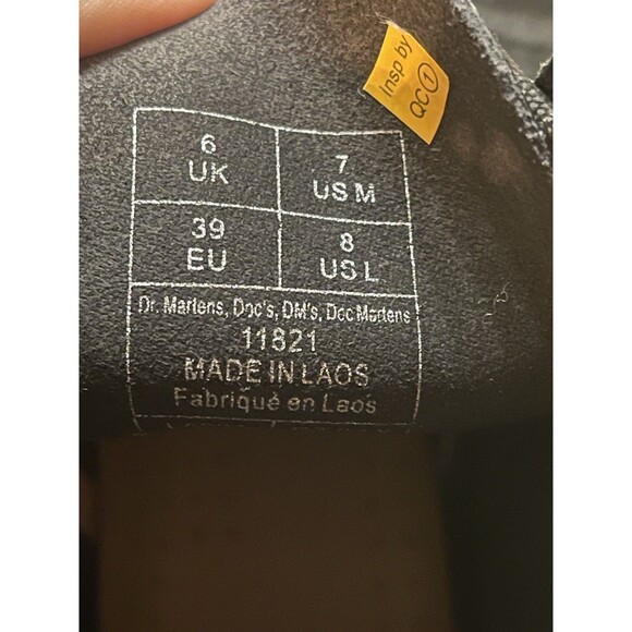 Dr. Martens 1460 Womens Patent Leather Combat Boots in Black, Size 8 US8 EU39 - Picture 5 of 12